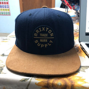 Brixton Navy Blue Snapback